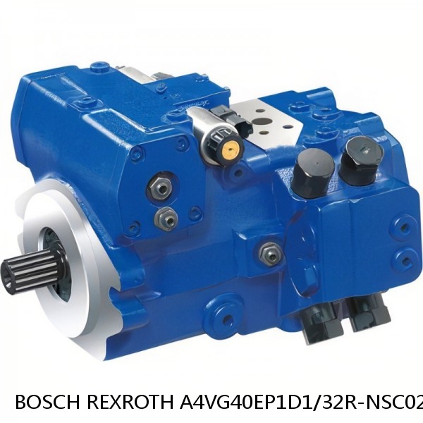 A4VG40EP1D1/32R-NSC02F005S BOSCH REXROTH A4VG Variable Displacement Pumps