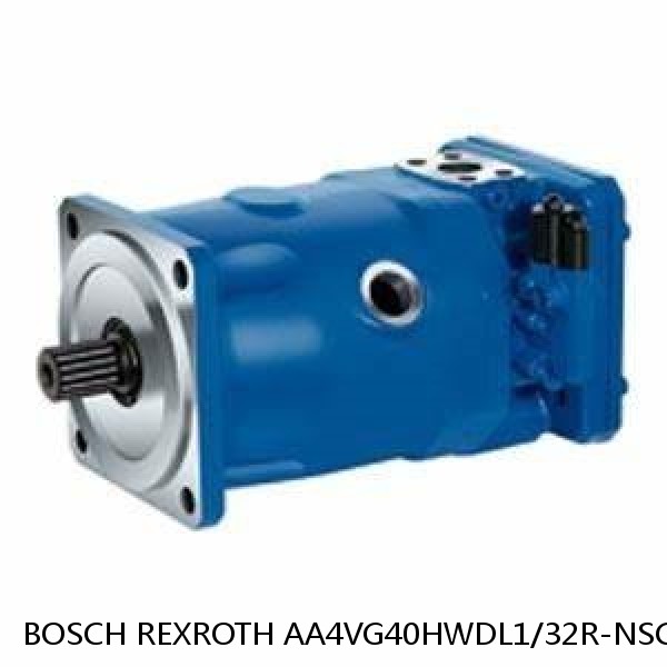 AA4VG40HWDL1/32R-NSC53F025D-S BOSCH REXROTH A4VG Variable Displacement Pumps