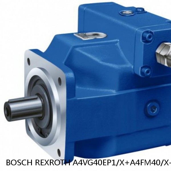 A4VG40EP1/X+A4FM40/X-ECCOM1,8 MW5 BOSCH REXROTH A4VG Variable Displacement Pumps