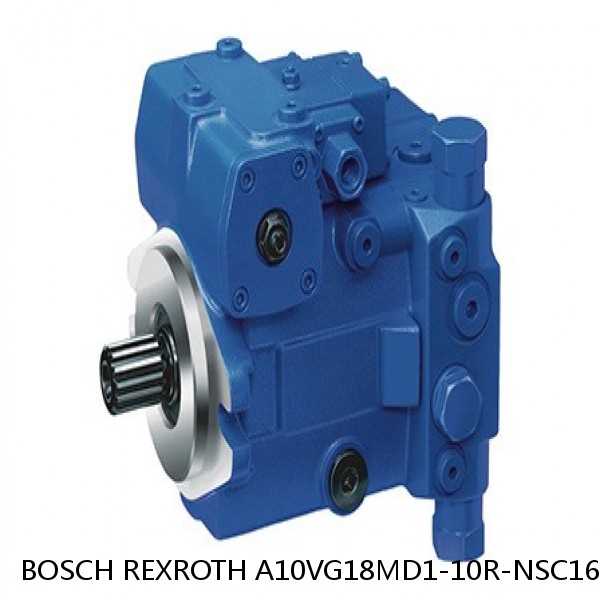 A10VG18MD1-10R-NSC16F023S BOSCH REXROTH A10VG Axial piston variable pump