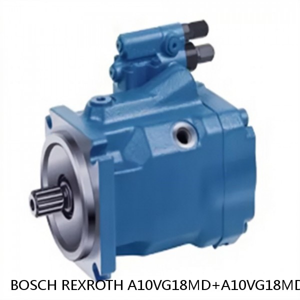 A10VG18MD+A10VG18MD BOSCH REXROTH A10VG Axial piston variable pump