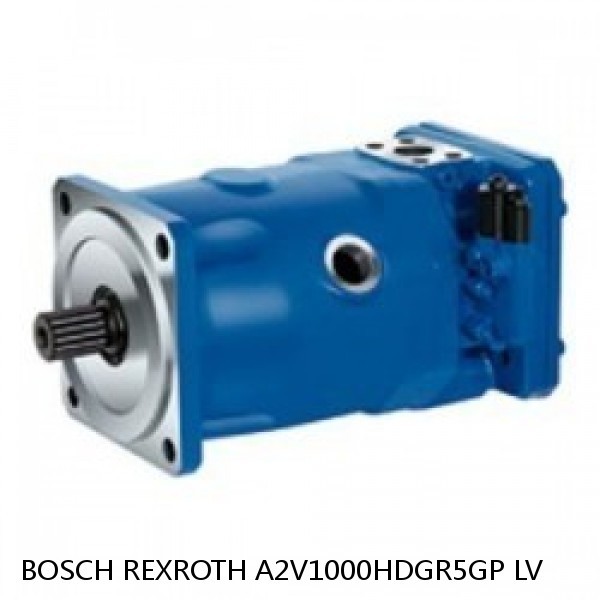 A2V1000HDGR5GP LV BOSCH REXROTH A2V Variable Displacement Pumps