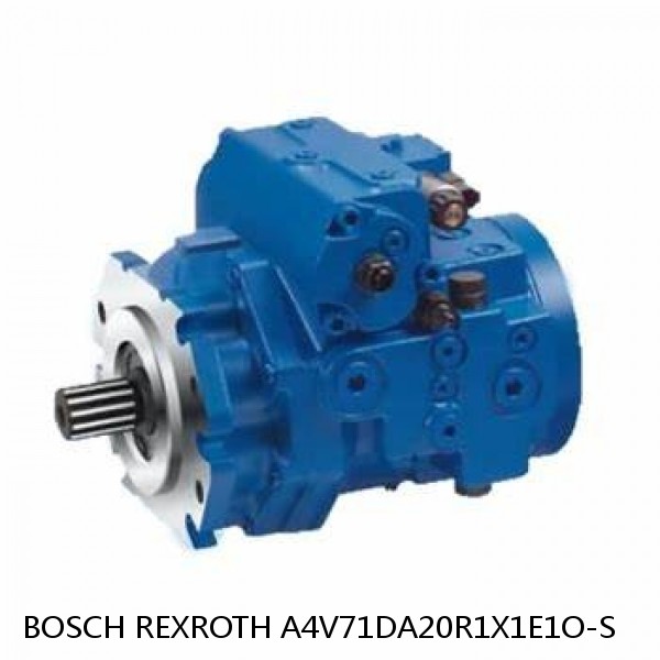 A4V71DA20R1X1E1O-S BOSCH REXROTH A4V Variable Pumps