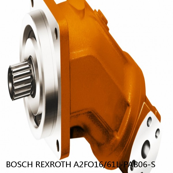 A2FO16/61L-PAB06-S BOSCH REXROTH A2FO Fixed Displacement Pumps