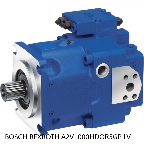 A2V1000HDOR5GP LV BOSCH REXROTH A2V Variable Displacement Pumps