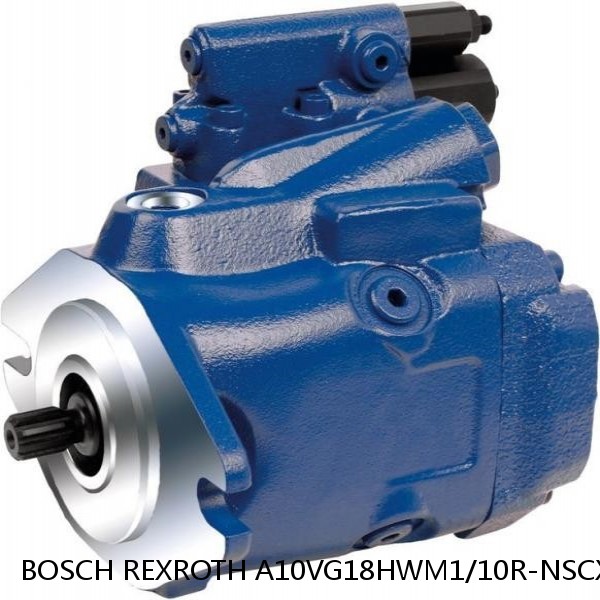 A10VG18HWM1/10R-NSCXXK013E-S BOSCH REXROTH A10VG Axial piston variable pump #1 image